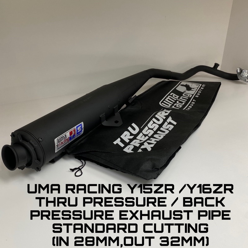 UMA RACING Y15ZR /Y16ZR /RS150 Thru Pressure / Back Pressure Exhaust