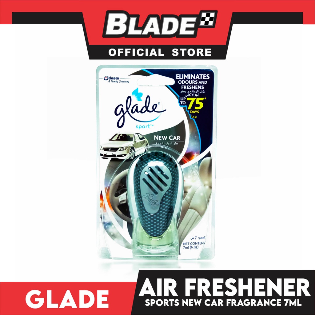 Glade Sport Primary Car Air Freshener 7ml (New Car) | Shopee Philippines