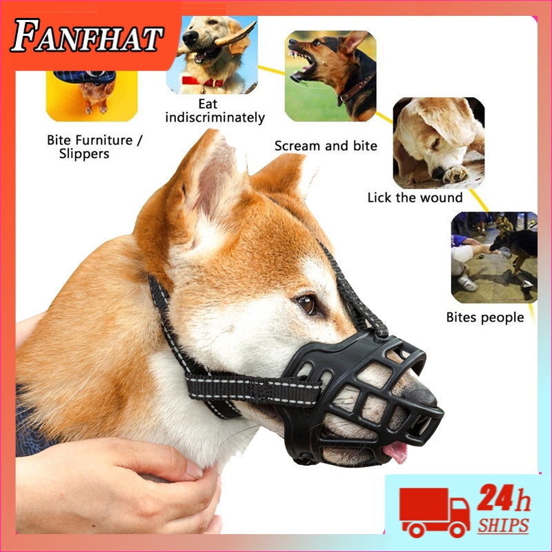 Pet Mask Dog Mouth Cover Busal Dog Muzzle Antibite Small and Medium