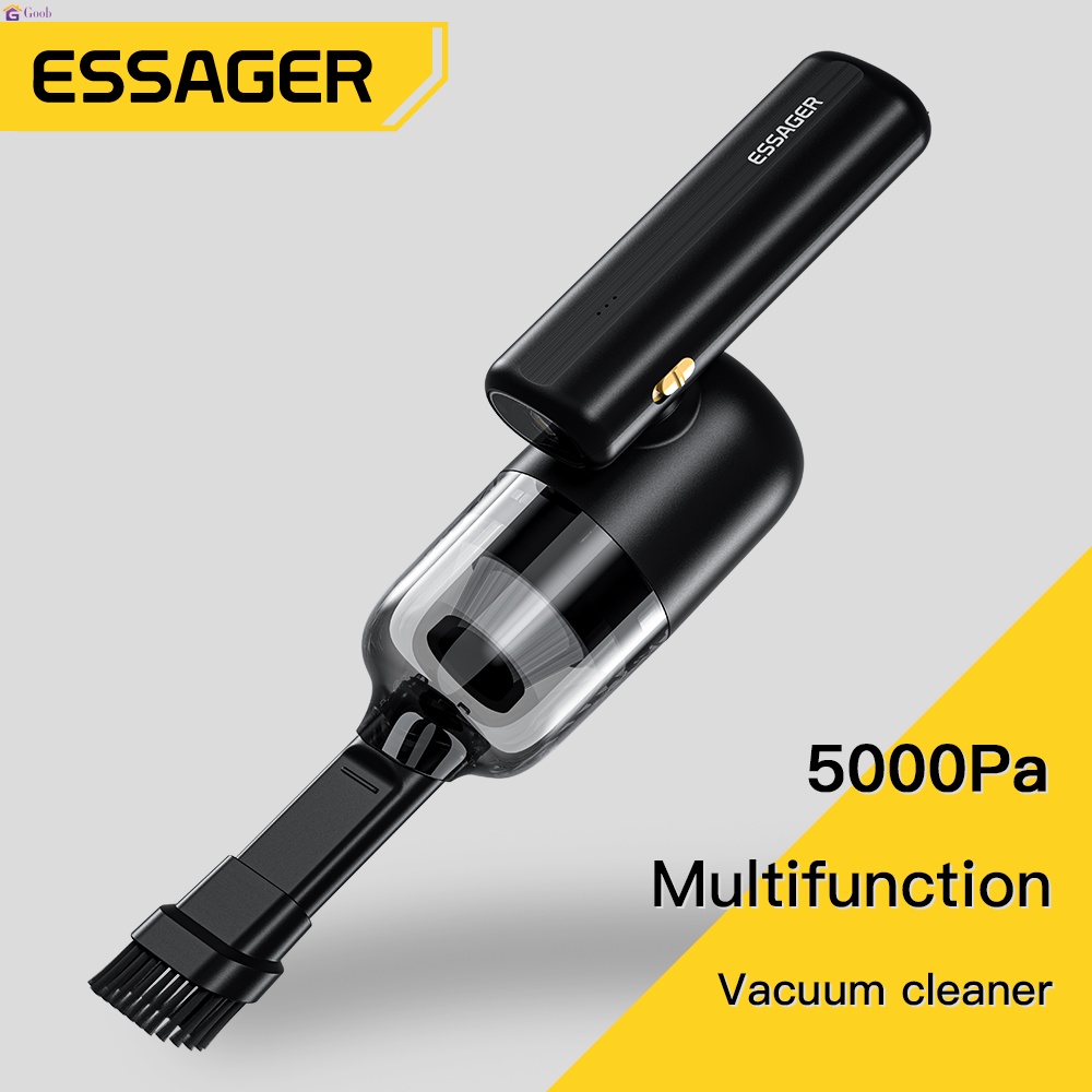 Essager Portable Vacuum Cleaner 5000pa Wireless Vacuum For Car Home Cleaning Rechargeable
