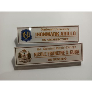 Name Plate / Name Tag / Name Badge ( Pin Type/Magnetic Type ) | Shopee ...