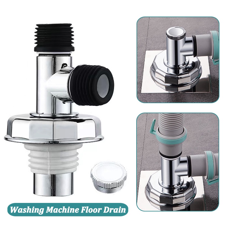 Washing Machine Floor Drain Adapter Antioverflow Bathroom Pipe Sewer