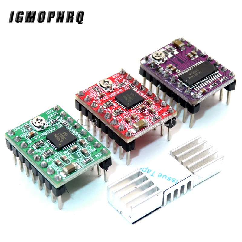 3D Printer Parts StepStick A4988 DRV8825 Stepper Motor Driver With Heat ...