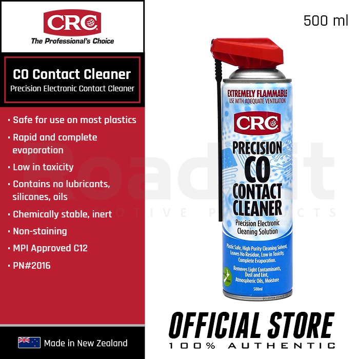 CRC CO Contact Cleaner Precision Electronic Cleaning Solvent 500ml, 1 ...