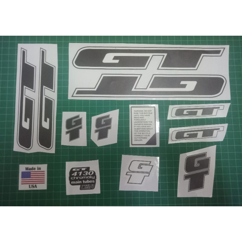 gt bmx stickers