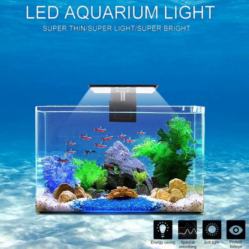 Fish Tank Lights Aquarium Light Fish Jar Lamp Planting lighting Lamp ...