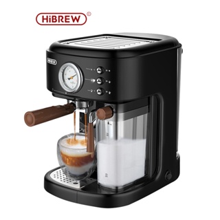 HiBREW Coffee Maker Cafetera 19 Bar Inox Semi Automatic Super Slim