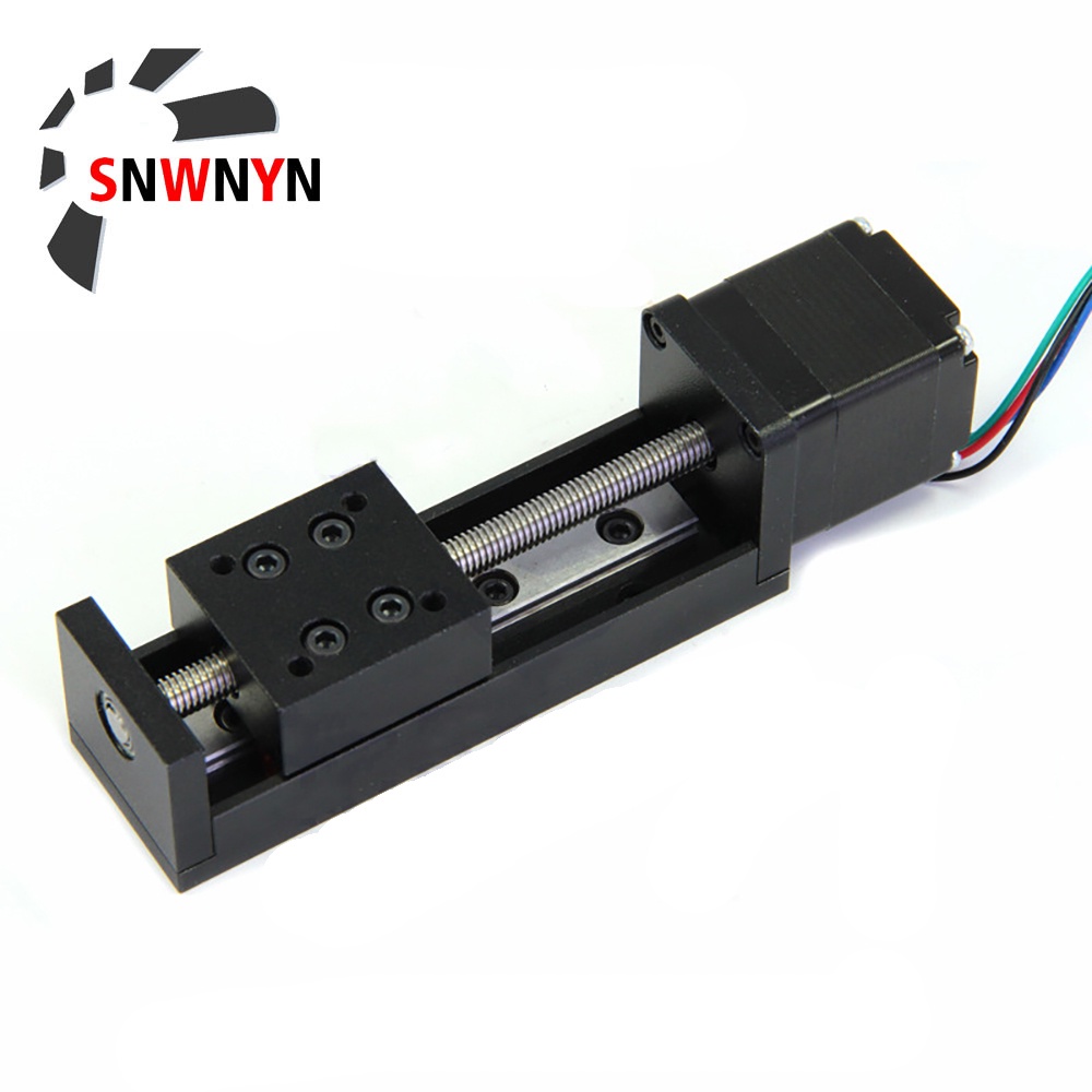 Mini Linear Guide Slide Rail Actuator T6 Lead Screw Motion Stepper ...