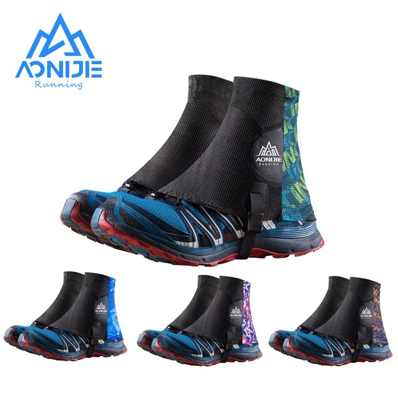 AONIJIE E941 Trail Gaiters Running Gaiters Low Ankle Gators Reflective