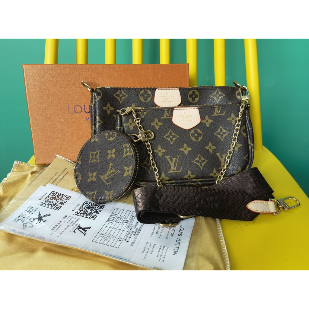 KT's Multi Pochette LV 3IN1 sling bag with pouch wallet cod