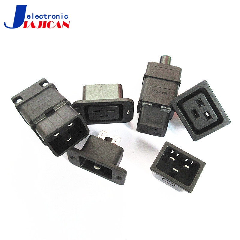 High Power 16A Current AC Socket Three-Core Pin Male/Female | Shopee ...