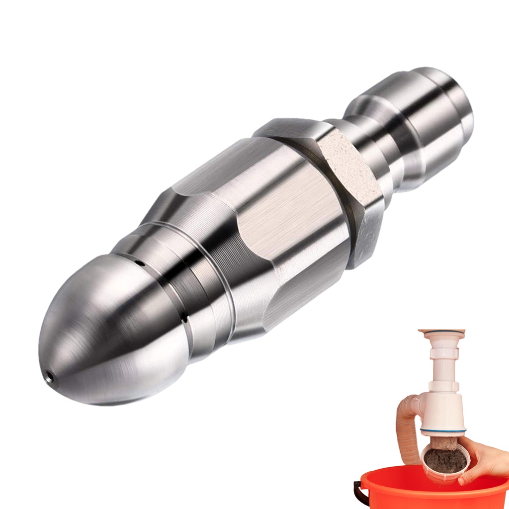 1/4 Inch Stainless Steel Hose Nozzle 1 Front 6 Back Wear Resistance