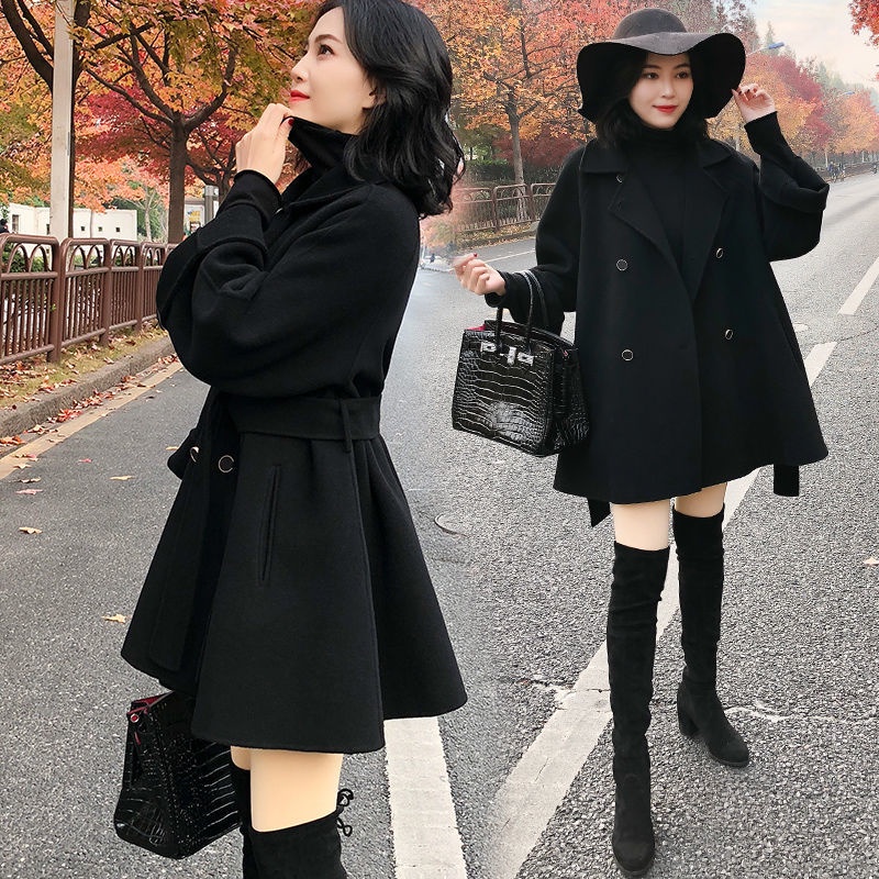 Black coat korean style online