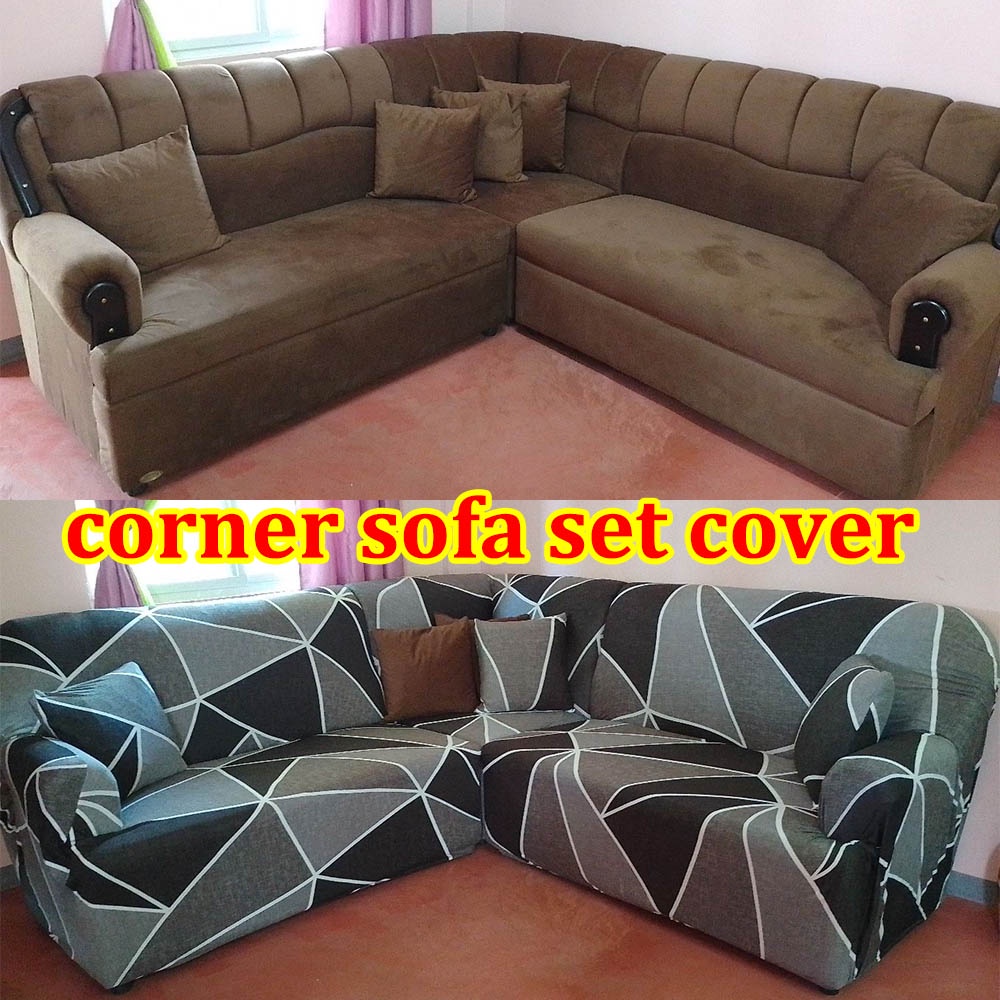 Corner Sofa Set Cover Furniture Covers Corner Sofa Cover Stretchable