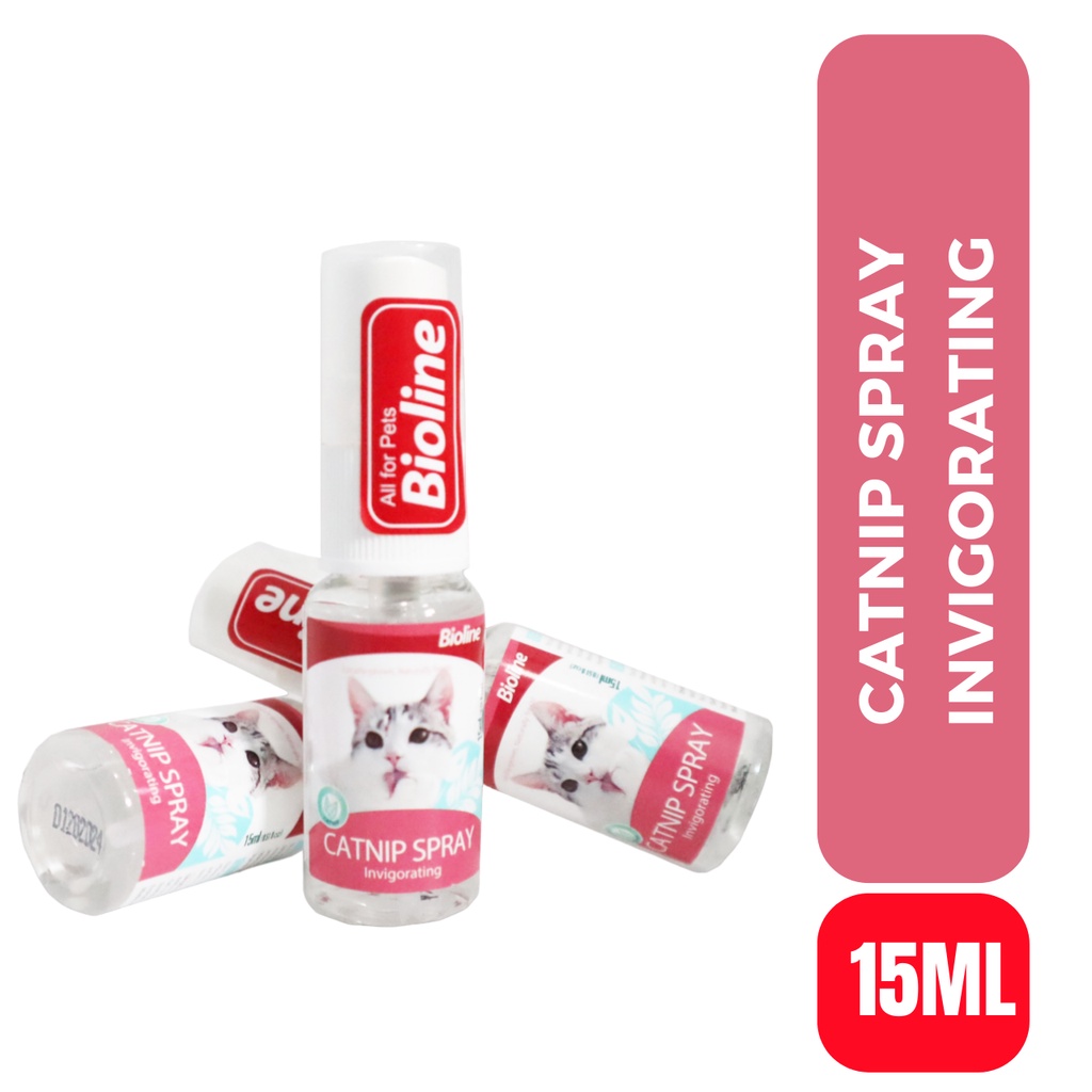 612pcs Bioline Catnip Spray 15ml Catnip Spray Invigoration Cat