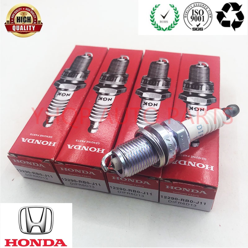 Genuine HONDA CITY GM6 JAZZ GK BRV《2014-2018》SPARK PLUG IRIDIUM （1.SET ...