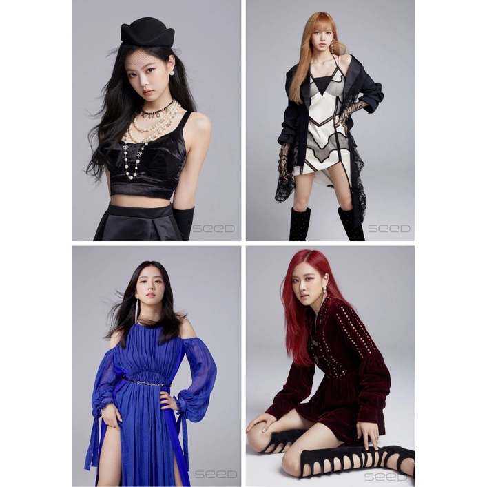 BlackPink Kpop Members Poster A4 Size | Shopee Philippines