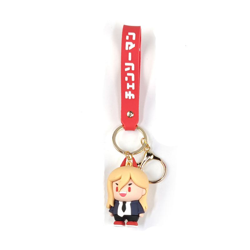 Anime Chainsaw Man Keychain Doll PVC Bag Pendant Pochita Denji Power ...