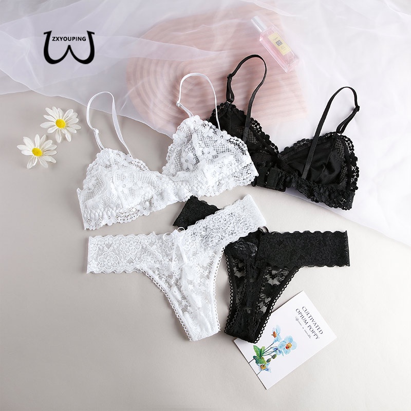 ZXYOUPING New Seamless Lace Ladies Underwear set/Sexy Lace panty