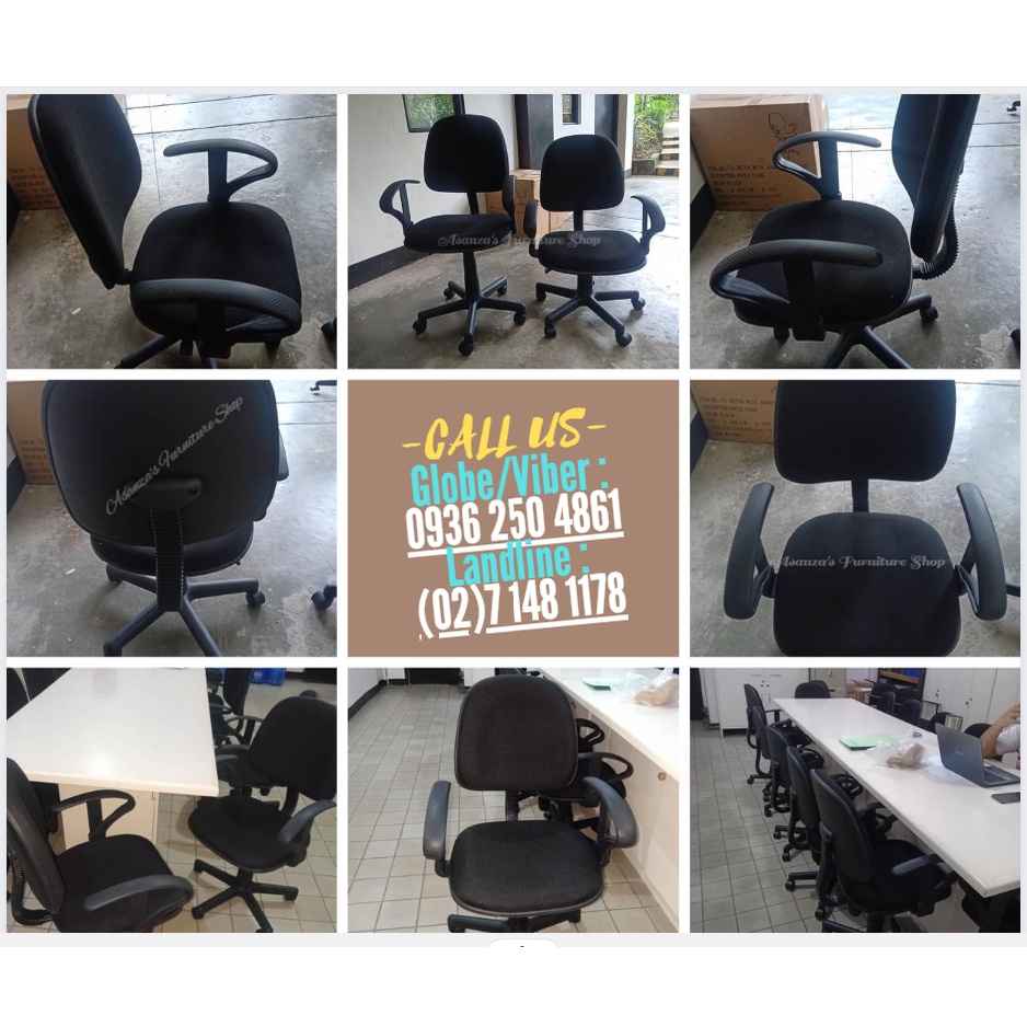 Clerical Chairs With/Without Armrest Direct Factory Price Shopee