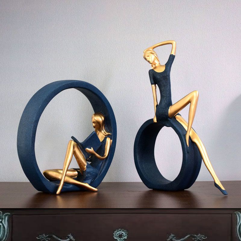 Nordic Light Luxury Rotating Hourglass Metal Crafts Decoration, Living Room, Wine Cabinet, Home Decoration and Decoration