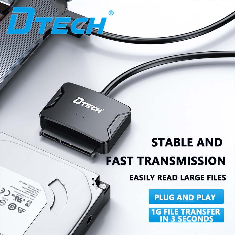 DTECH SATA To USB3.0 Hard Drive Reader Easy Cable Computer External ...
