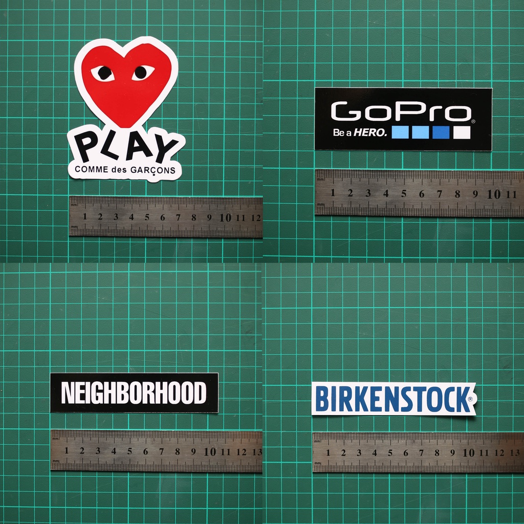 Sticker ( Cdg, GoPro, Neighborhood, Birkenstock ) | Shopee Philippines
