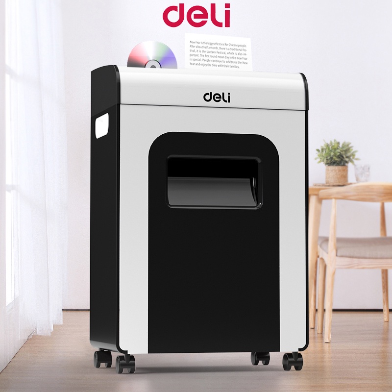 Deli Paper Shredder A4 Paper Shredder Machine Automatic Heavy Duty ...