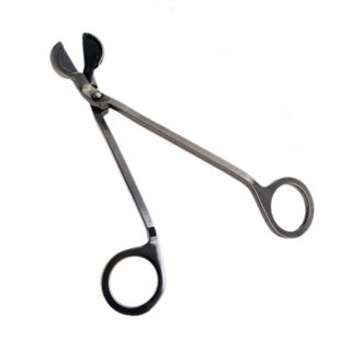 Candle Wick Trimmer Stainless Steel Candle scissors trim wick Cutter  Snuffer Round head 18cm Black Rose