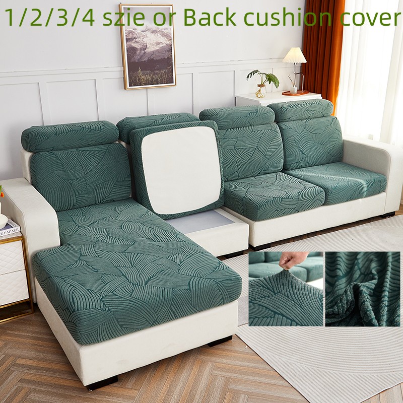 NEW 1/2/3/4 Seaters Velvet Sofa Cushion Cover Elastic Sofa Cover Warm