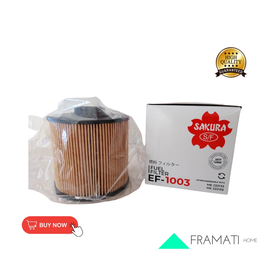 SAKURA FILTER CANTER FUEL FILTER 4M50 4M51 4M50-T 4M42 4M40 EF-1003 ...