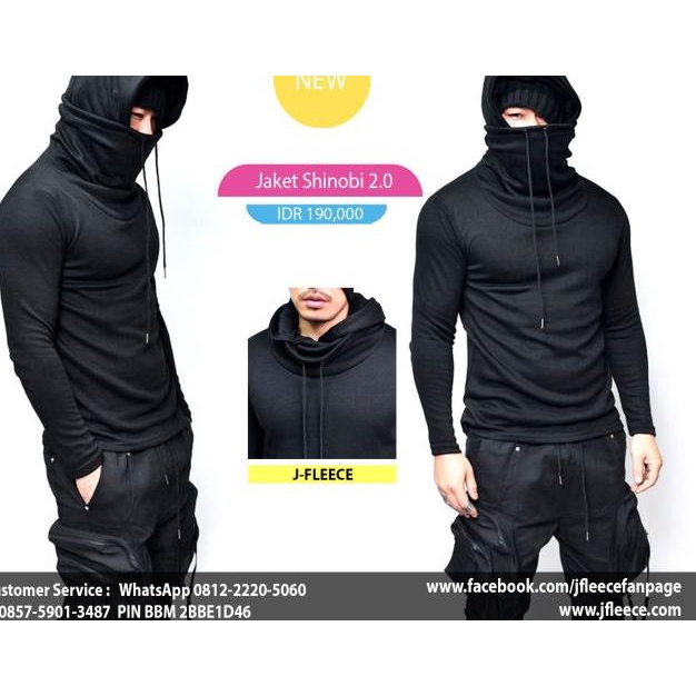 Shinobi Sweater Jacket Version 2.0 - L | Shopee Philippines