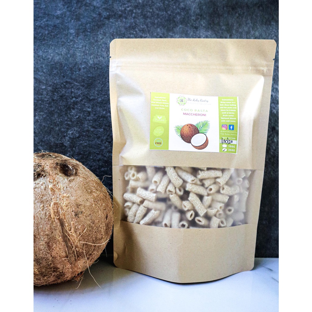 Coco Pasta 250g (Maccheroni, Spaghetti, Lingunie) - The Ruby Pantry ...
