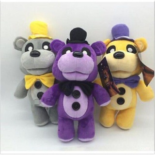 FNAF Plush 43Cm*30Cm Plush Pillow Golden Freddy Fazbear Foxy Plush