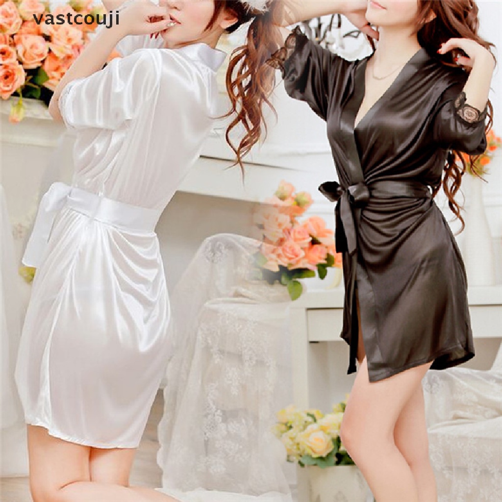 vastcouji Sexy Sa Night Robe Lace Bathrobe Perfect Wedding Bride Bridesmaid Robes ph Shopee