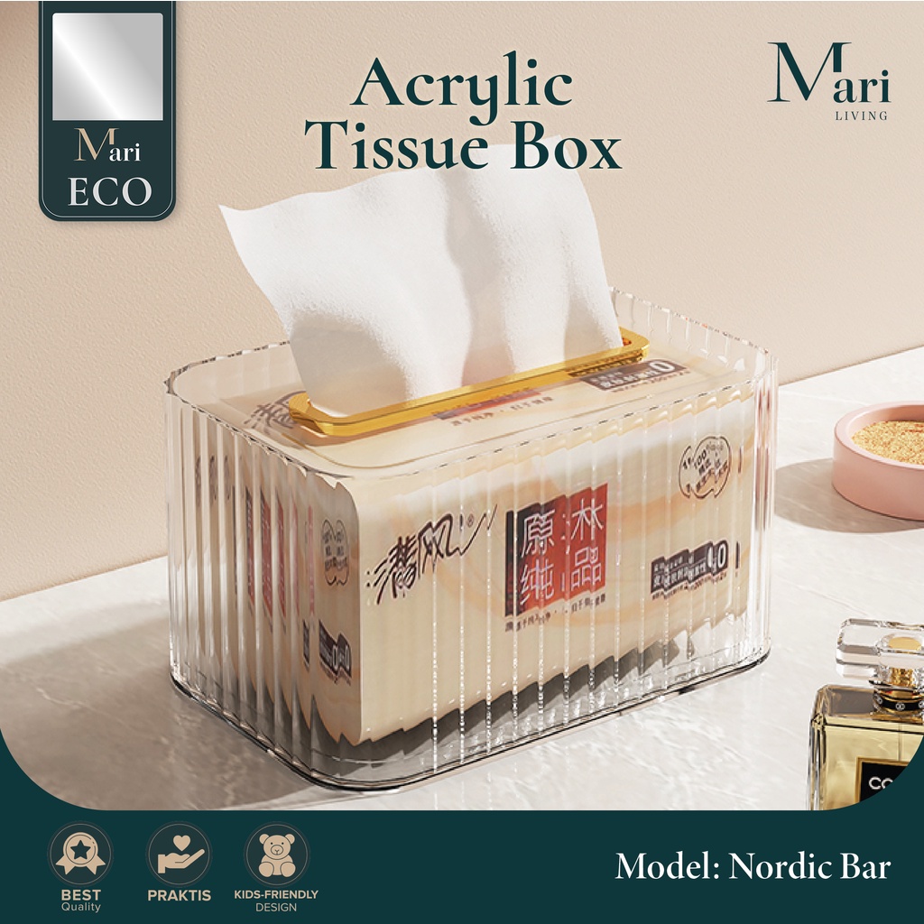 Clear Acrylic Tissue Box Fancy Transparent - MARI | Shopee Philippines