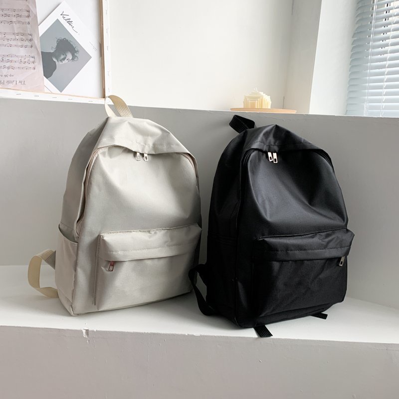 JHS Large capacity simple backpack college style backpack | Shopee ...