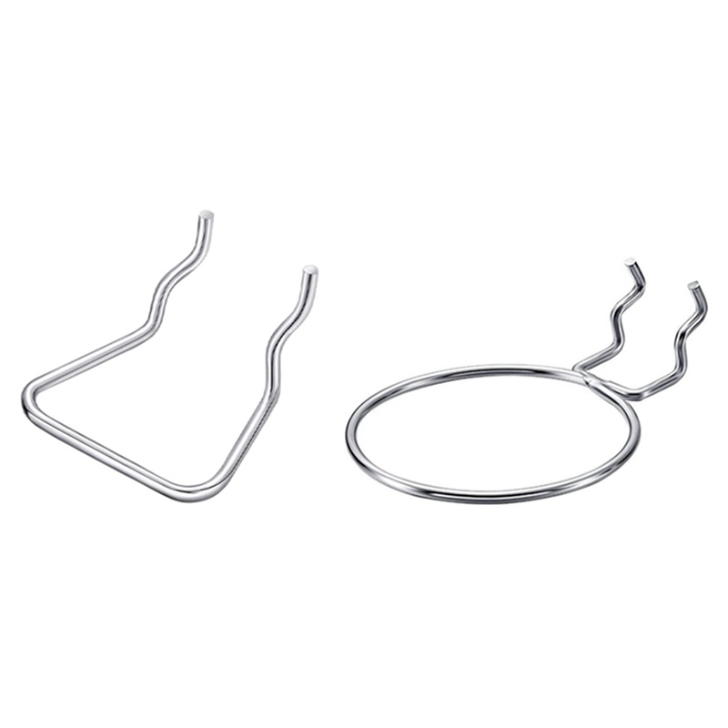 30Pcs Pegboard Plier Holders, Double Loop Pegboard Hooks With 6Pcs