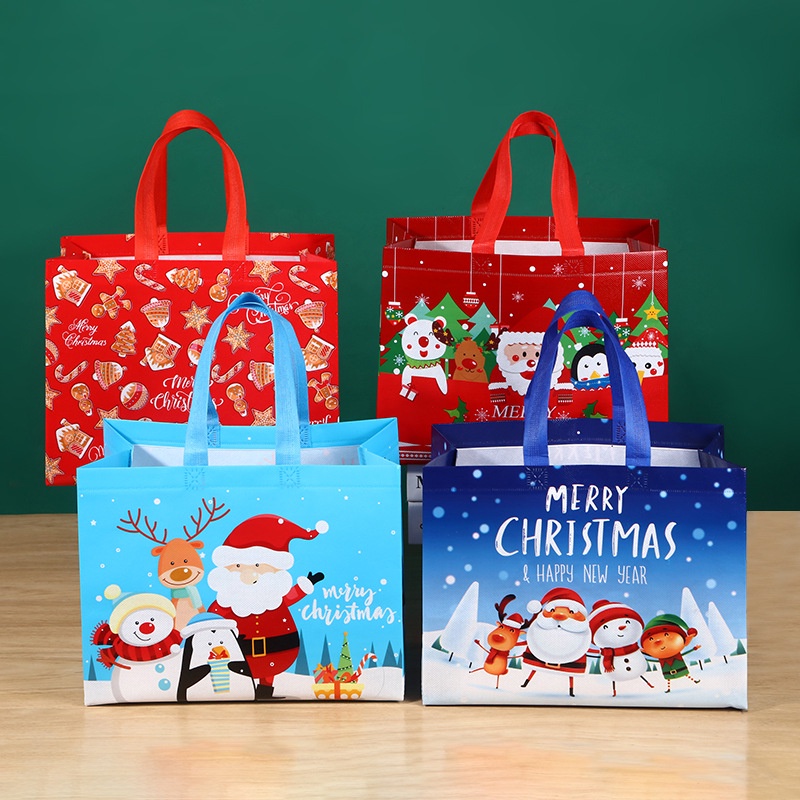 Gift Bag Shopping Bag Non-Woven Fabric Reusability Cute Cartoon ...