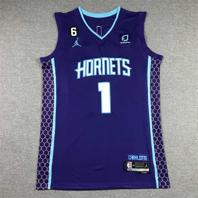 Unisex Jordan Brand LaMelo Ball Purple Charlotte Hornets Swingman