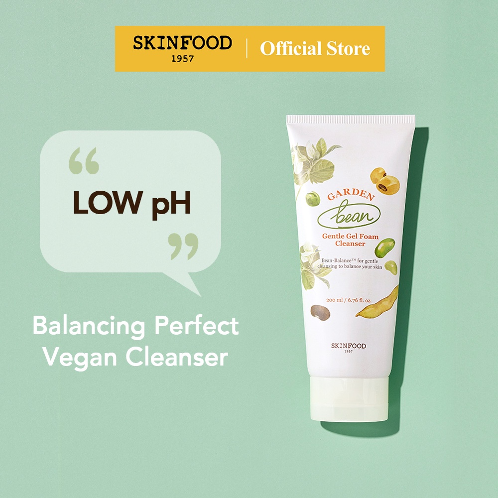 Skinfood Garden Bean Gentle Gel Foam Cleanser 200mlx3ea Shopee