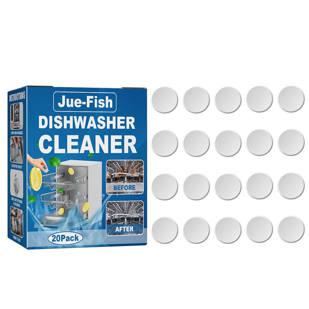 Safe Ingredient Tablet Quickly Dissolved Dishwasher Cleaning Sheet