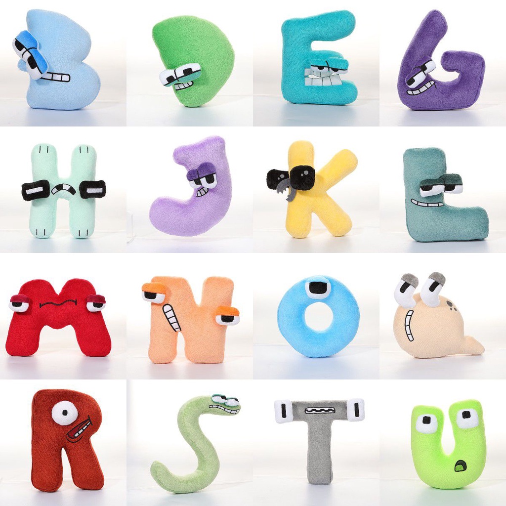 Educational Lore Alphabet Letter A Plush Dolls Baby Toys Home Decor
