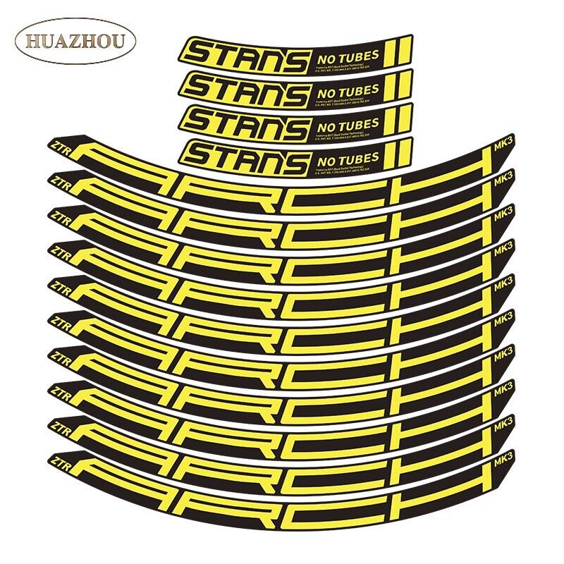 Bike Wheels Stickers for 2020 Notubes ARCH MK3MTB Bicycle Rims ...