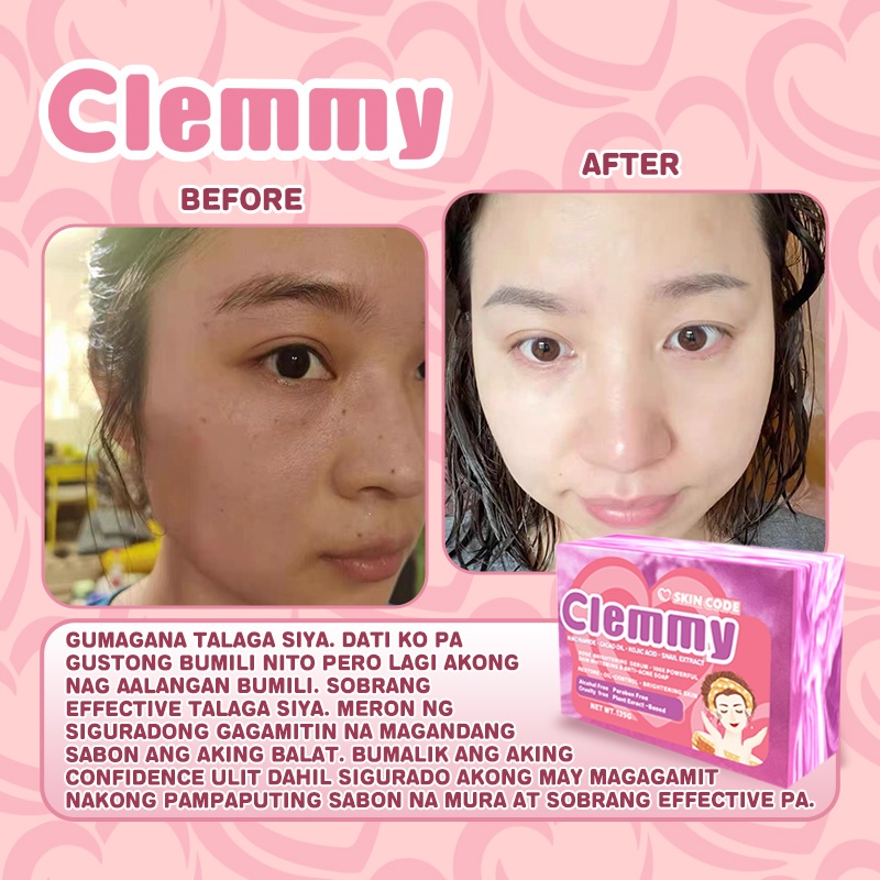 stockCODClemmy Brightening Body Wash&Body Scrub 2 in 1 Butt Mask Scrub 300G and Whitening