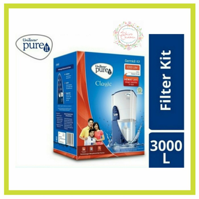 Unilever Pure It Germkill Kit 3000 Liters Refill Water Filter Pureit