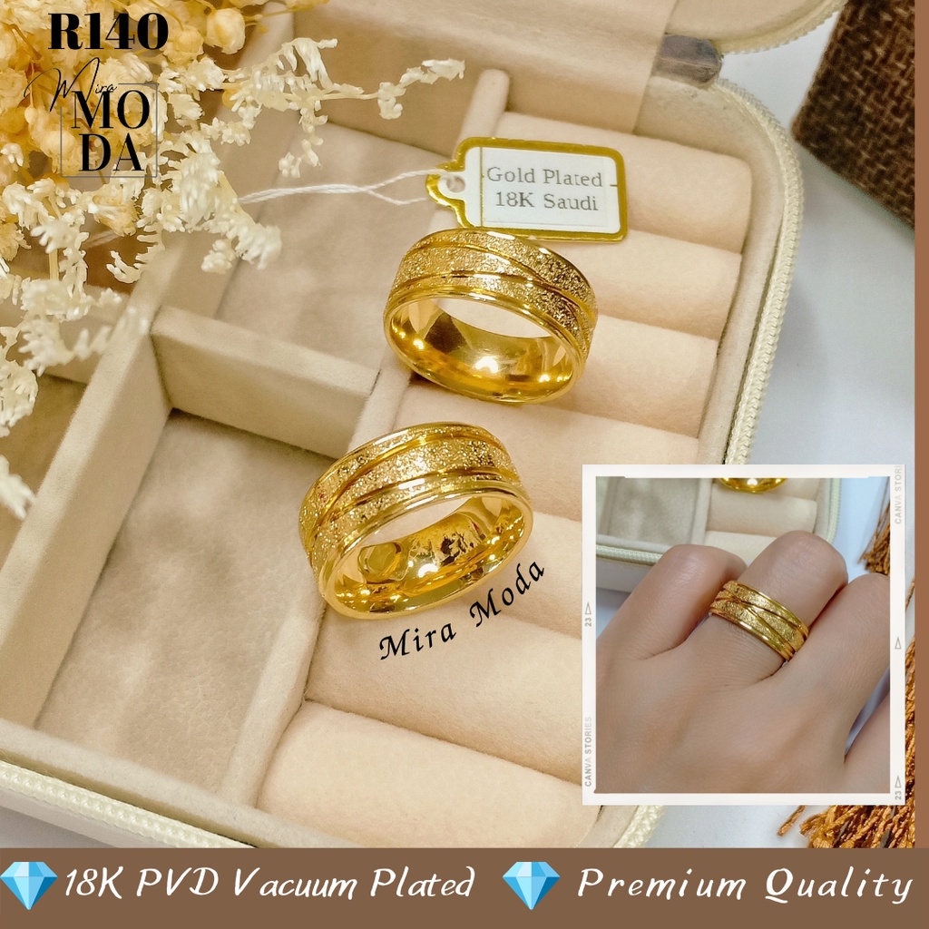 Mens ring 18k saudi gold deals