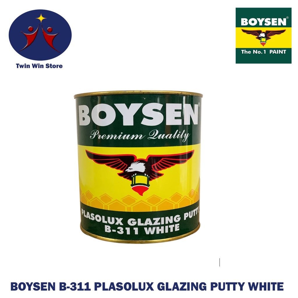 BOYSEN B311 PLASOLUX GLAZING PUTTY WHITE Shopee Philippines