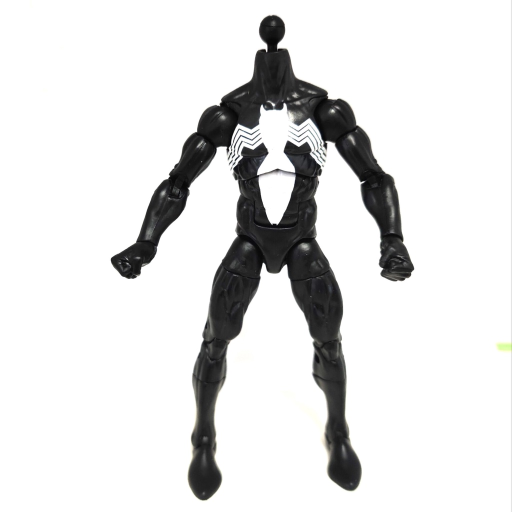 Marvel Legends Retro Wall Card Series Black Spiderman Headless Body 