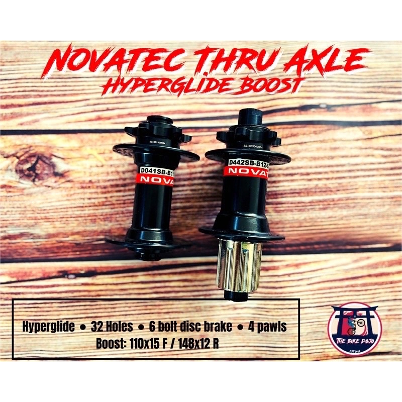 Novatec Thru Axle Boost/Non Boost Hyperglide MTB Hubs Shopee Philippines